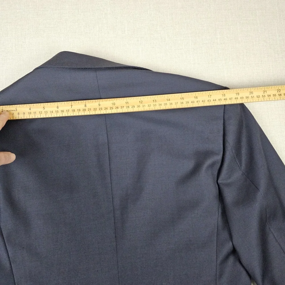 Suitsupply Lazio Blazer Slim Fit 38L Long Wool Vitale Barberis Canonico
